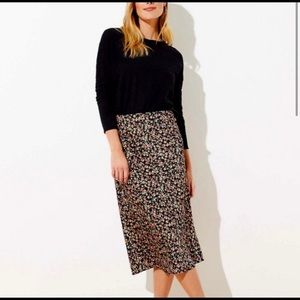 Loft floral skirt